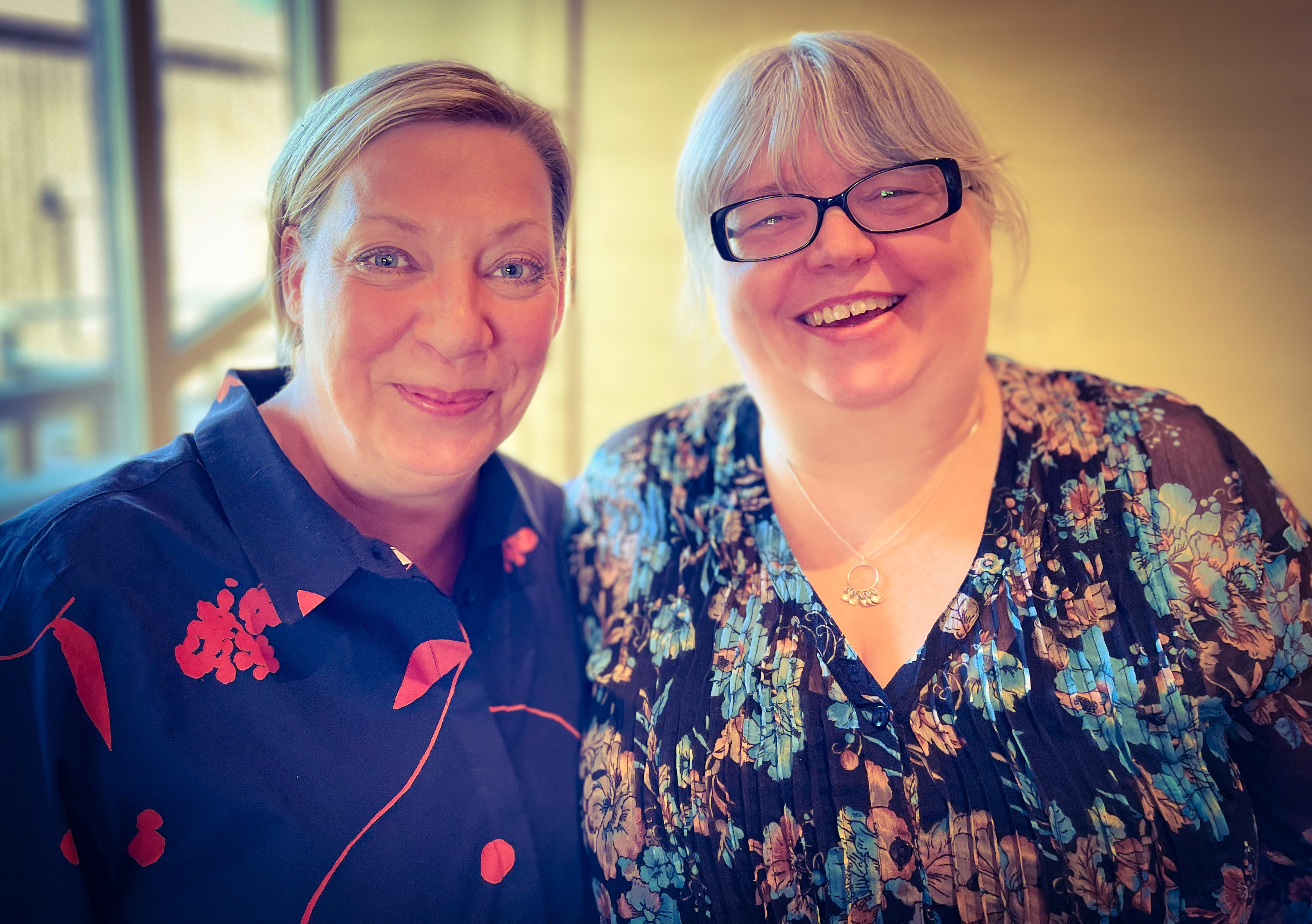 Anna Björk, Riksteatern Norrbotten och Anna-Karin Aira, kultursekreterare Jokkmokks kommun.