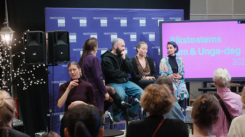 Foto: Filip Häggblom (Från Riksteaterns Barn & Unga-dag 2024)